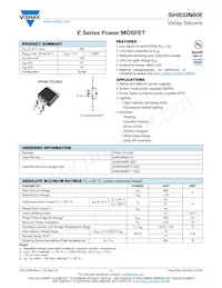 SIHB33N60ET5-GE3 Datasheet Copertura