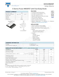 SIHH24N65EF-T1-GE3數據表 封面