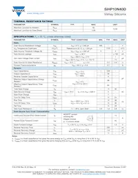 SIHP10N40D-E3 Datasheet Pagina 2