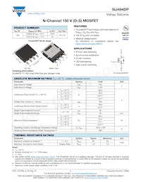 SIJ494DP-T1-GE3 Datasheet Cover