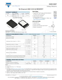 SIR618DP-T1-GE3數據表 封面