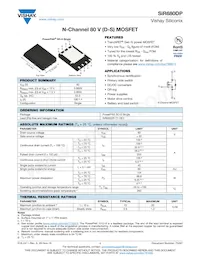 SIR680DP-T1-RE3 Datasheet Copertura