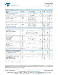 SIR826ADP-T1-GE3 Datasheet Pagina 2