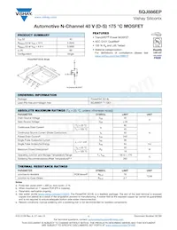 SQJ886EP-T1_GE3 Datasheet Copertura