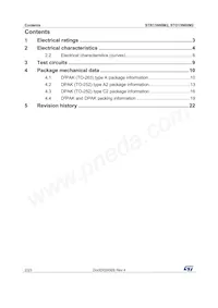 STB13N60M2 Datenblatt Seite 2