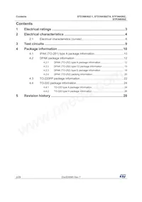 STD3NK80Z-1 Datasheet Pagina 2