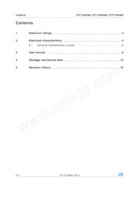 STF15N65M5 Datenblatt Seite 2