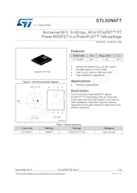 STL50N6F7 Datasheet Copertura