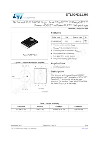 STL90N3LLH6 Datasheet Cover