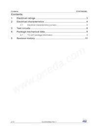 STW70N65M2 Datasheet Page 2