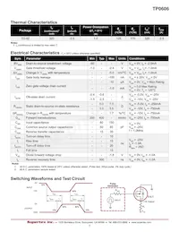 TP0606N3-G-P003 Datasheet Pagina 2