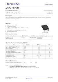 UPA2737GR-E1-AT Datasheet Copertura