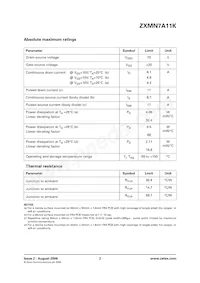 ZXMN7A11KTC Datenblatt Seite 2