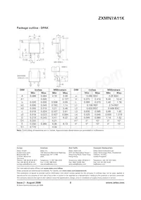 ZXMN7A11KTC Datenblatt Seite 8