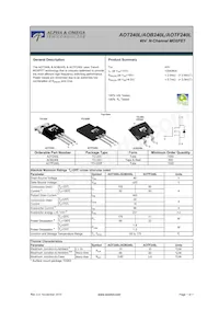 AOTF240L Datasheet Copertura