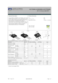 AOTF2606L Datenblatt Cover