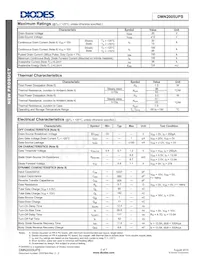 DMN2005UPS-13 Datasheet Page 2
