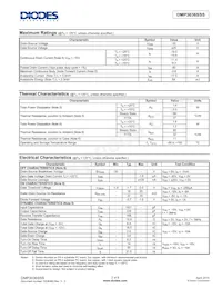 DMP3036SSS-13 Datasheet Pagina 2
