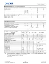 DMTH6004SPS-13 Datasheet Page 2