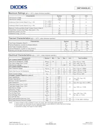 DMTH6009LK3-13 Datasheet Pagina 2