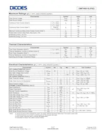DMTH6010LPSQ-13 Datasheet Pagina 2