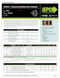 EPC2012 Datenblatt Cover