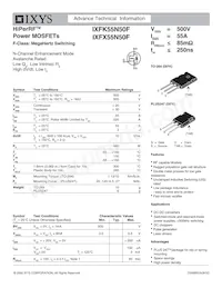 IXFK55N50F Datenblatt Cover