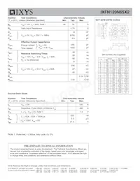 IXFN120N65X2 Datenblatt Seite 2