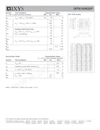 IXFN140N30P Datasheet Page 2