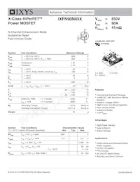 IXFN90N85X Datenblatt Cover