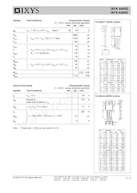 IXFX44N60 Datasheet Page 2