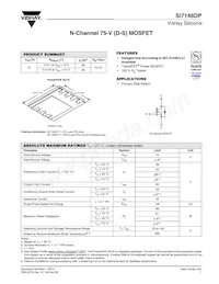 SI7148DP-T1-GE3數據表 封面