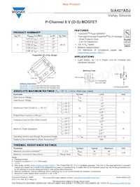 SIA427ADJ-T1-GE3 Datasheet Cover