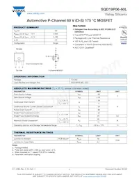 SQD19P06-60L_T4GE3 Datasheet Copertura