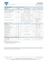 SQJ459EP-T1_GE3 Datasheet Pagina 2