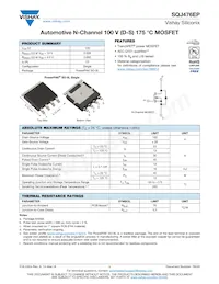 SQJ476EP-T1_GE3 Datasheet Copertura