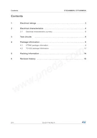 STB34NM60N Datenblatt Seite 2