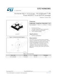 STE145N65M5 Datenblatt Cover