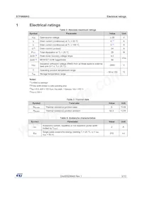 STF6N90K5數據表 頁面 3