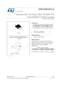 STH180N10F3-2 Datenblatt Cover