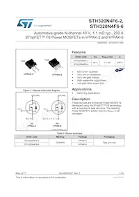 STH320N4F6-6 Datasheet Copertura