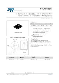 STL100N8F7數據表 封面