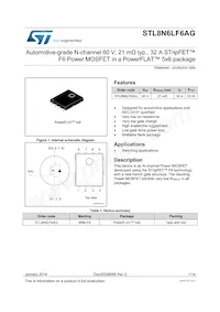 STL8N6LF6AG Datenblatt Cover