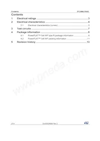 STL8N6LF6AG Datenblatt Seite 2