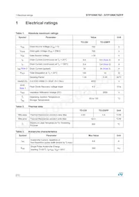 STP10NK70Z數據表 頁面 2