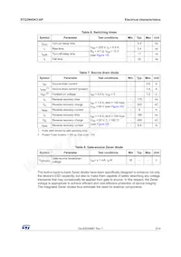 STQ3N45K3-AP數據表 頁面 5