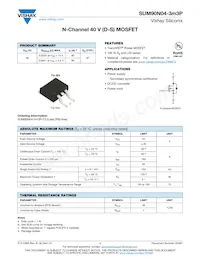 SUM90N04-3M3P-E3數據表 封面