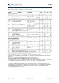 AO7405 Datenblatt Seite 2