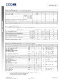 DMN3025LSS-13 Datenblatt Seite 2