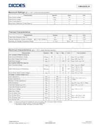 DMN3065LW-13 Datasheet Page 2